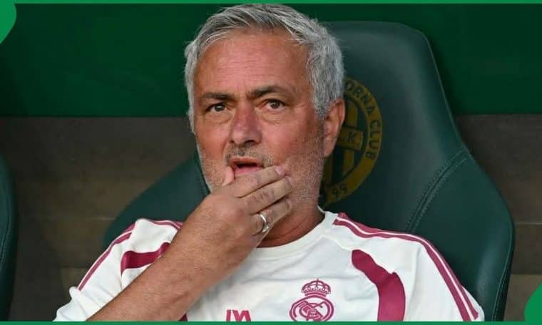 Real Madrid coach Jose Mourinho