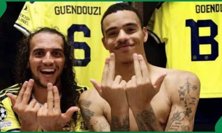 Matteo Guendouzi and Mason Greenwood