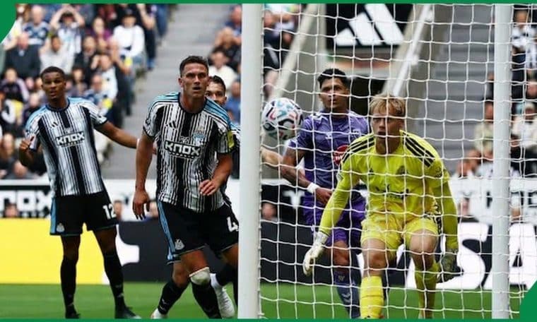 The moment Malick Thiaw scored an own goal in the Newcastle United vs Bournemouth clash on September 5, 2026.