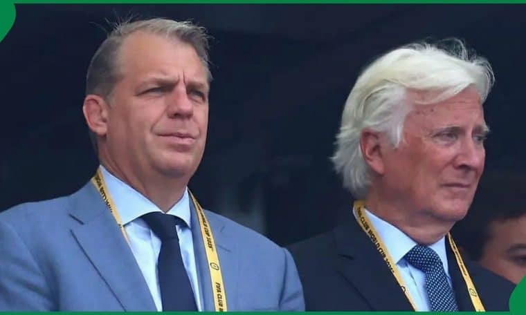 File photo of Chelsea's former chairman Todd Boehly and director Mark Walter.