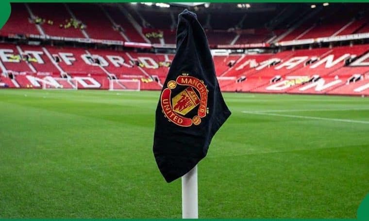 Manchester United's home ground, Old Trafford.