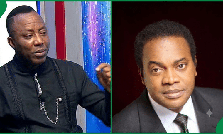 AAC Presidential Candidate, Omoyele Sowore and PRP Presidential Candidate, Donald Duke