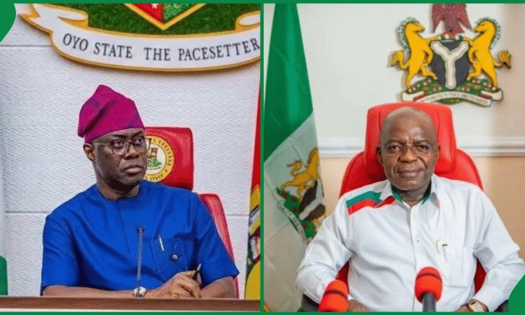 Seyi Makinde and Alex Otti
