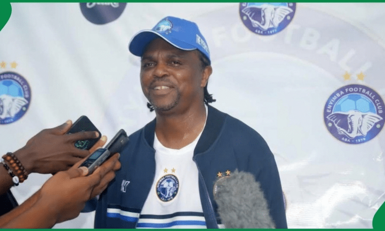 File photo of Enyimba chairman Kanu Nwankwo