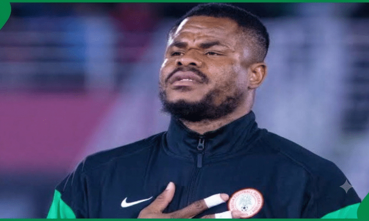 Super Eagles goalkeeper Stanley Nwabali