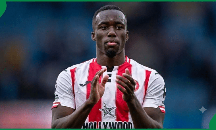 Brentford defender Michael Kayode