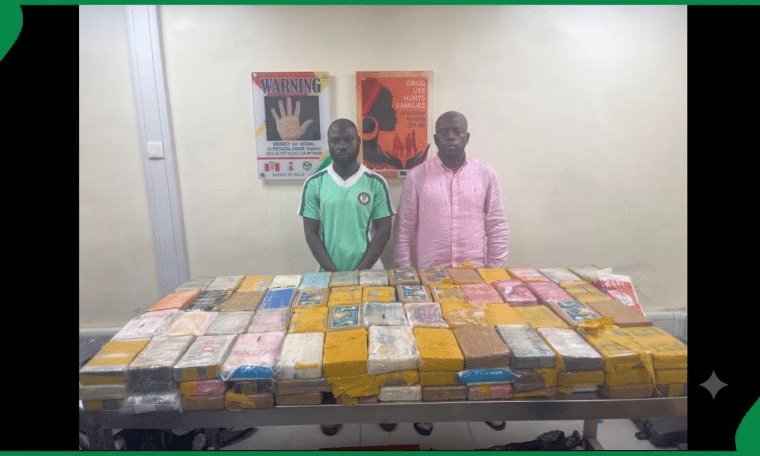 Afolabi Kazeem Michael, popularly known as KC Luxury (in pink shirt)