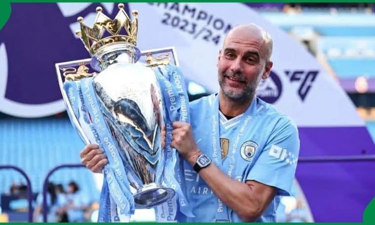 Former Manchester City manager, Pep Guardiola.