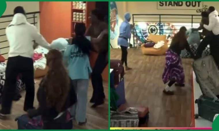 BBNaija Keivo, Tram Fight