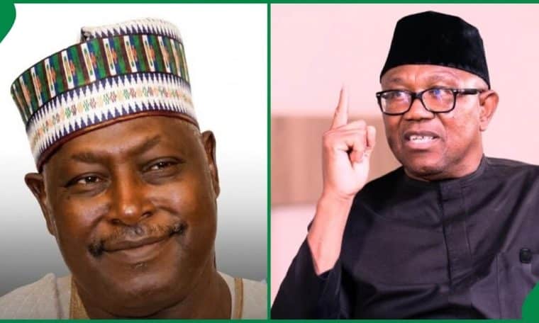Babachair Lawal and Peter Obi