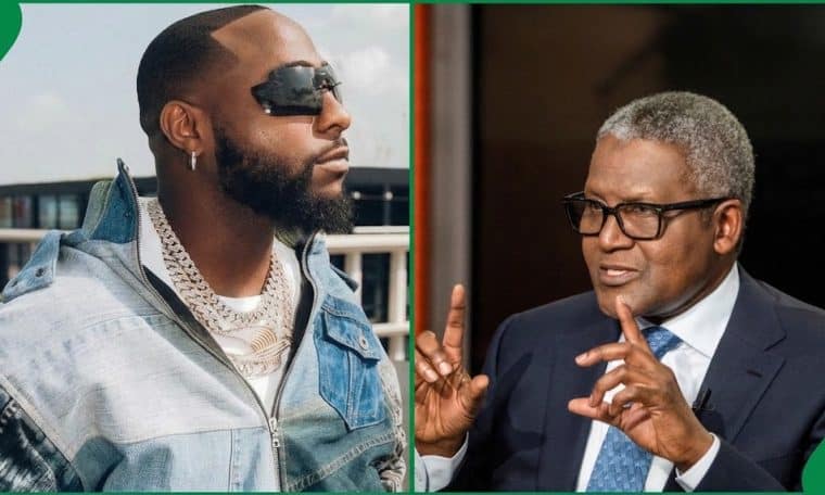 Davido and Aliko Dangote