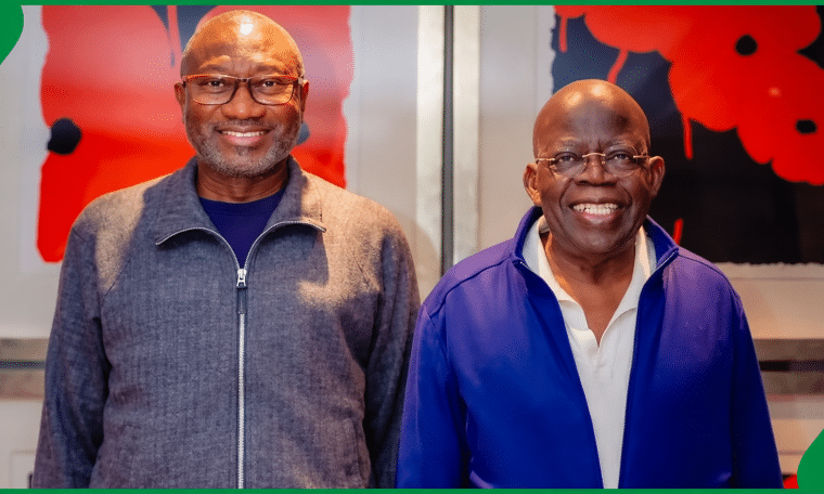 Femi Otedola and President Bola Tinubu