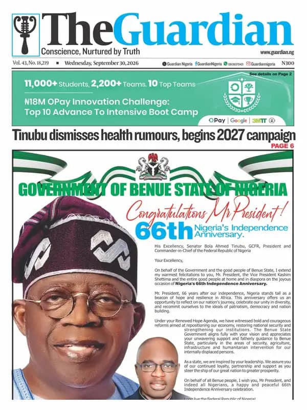 Tinubu Returns, Nationwide Strike, Flood And More… | Nigerian Newspapers Daily Front Pages Review