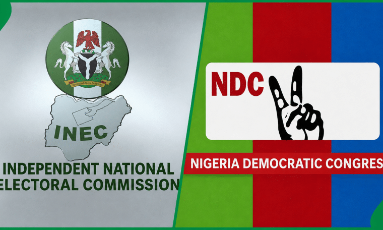 INEC AND NDC LOGO
