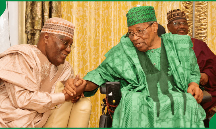 L-R: Atiku Abubakar and Ibrahim Babangida