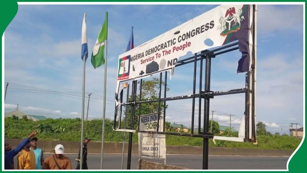 Political Thugs Attack Rivers NDC Office, Destroy Billboards, Other Campaign Materials