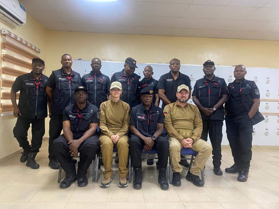 NDLEA, German Experts Conduct Real-Life Drug Detection Drills In Lagos
