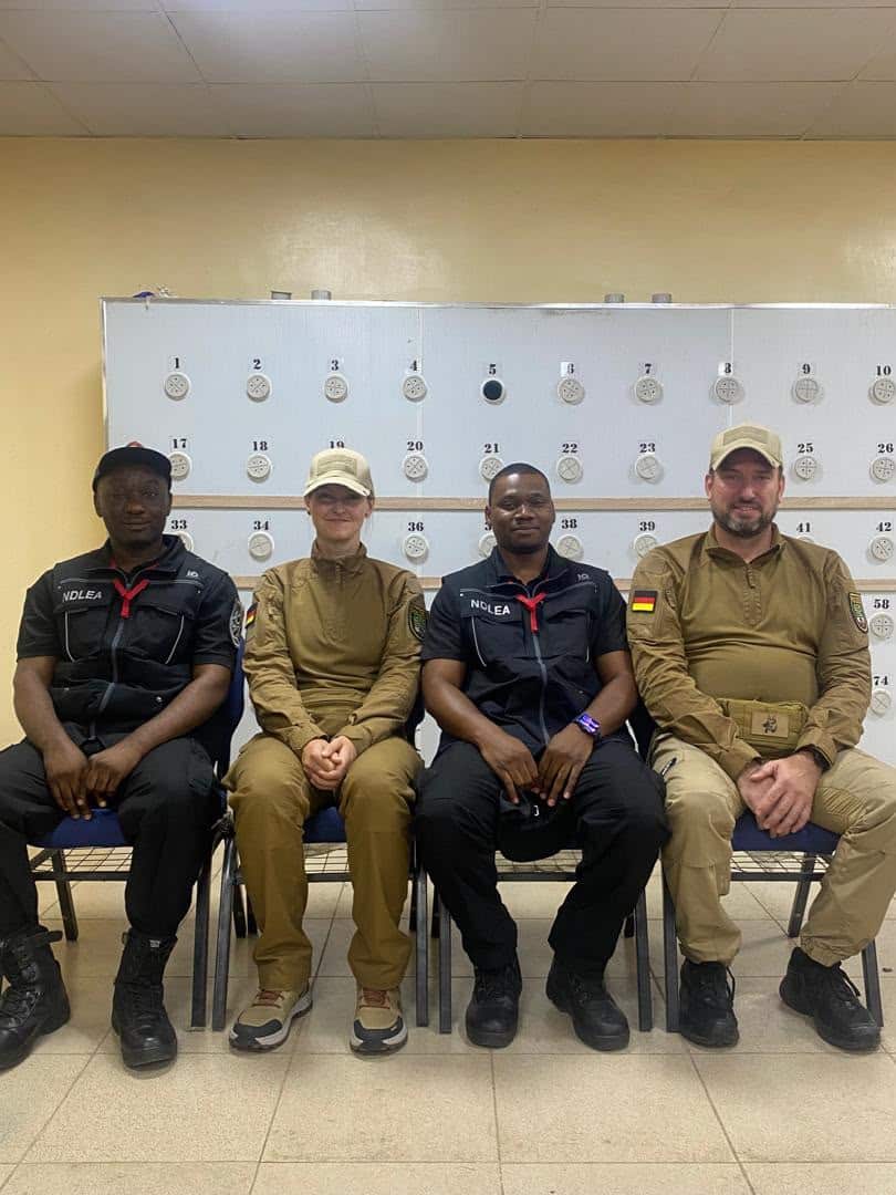 NDLEA, German Experts Conduct Real-Life Drug Detection Drills In Lagos