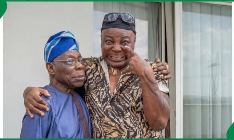 Olusegun Obasanjo and Charly Boy