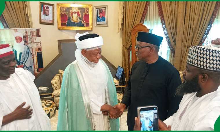 Peter Obi, Kwankwaso Visit Sultan Of Sokoto