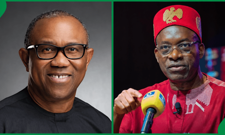 Governor of Anambra State, Charles Soludo and NDC Presidential Candidate, Peter Obi
