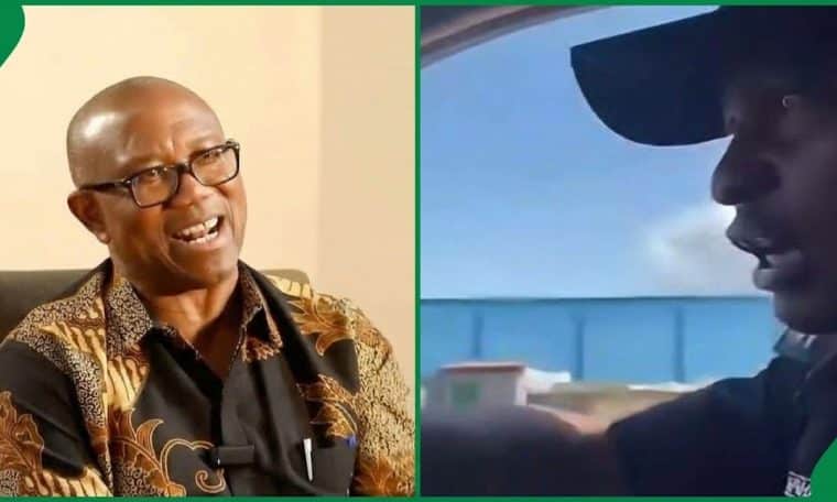 Peter Obi and Police Officer