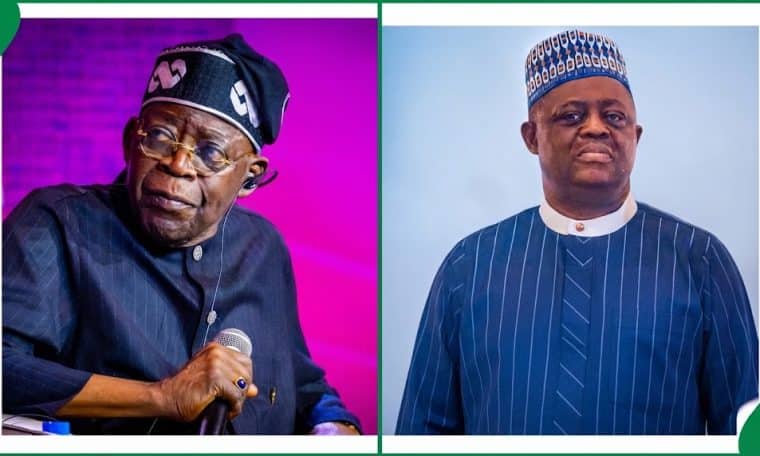 President Bola Tinubu and Femi Fani-Kayode