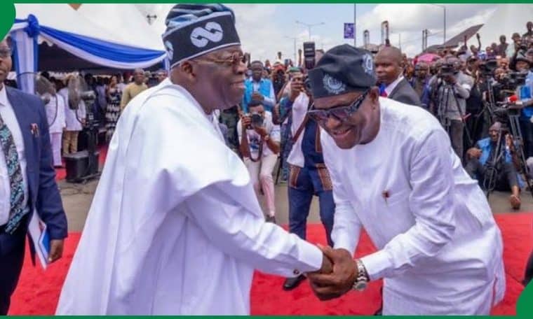 President Bola Tinubu and Nyesom Wike