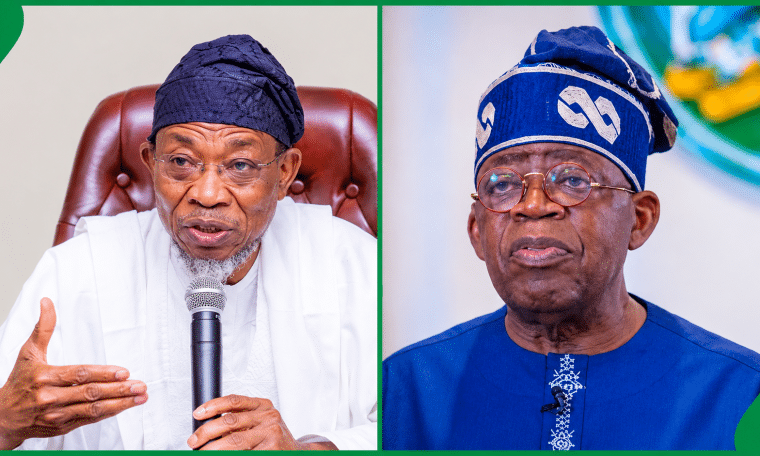 Rauf Aregbesola and President Bola Tinubu