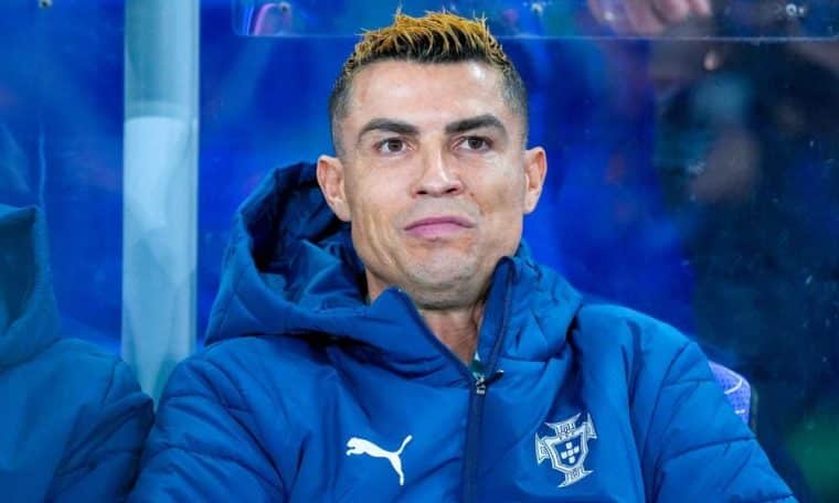 Cristiano Ronaldo on the bench during Portugal vs Norway clash on Sunday, September 27, 2026.