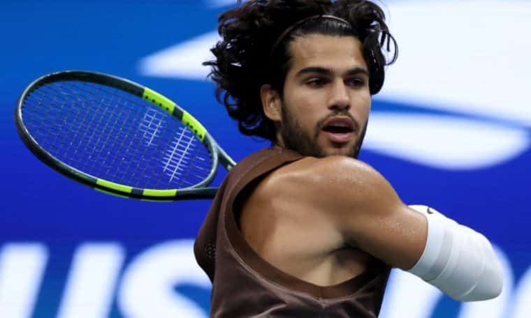 Carlos Alcaraz at the 2026 US Open.