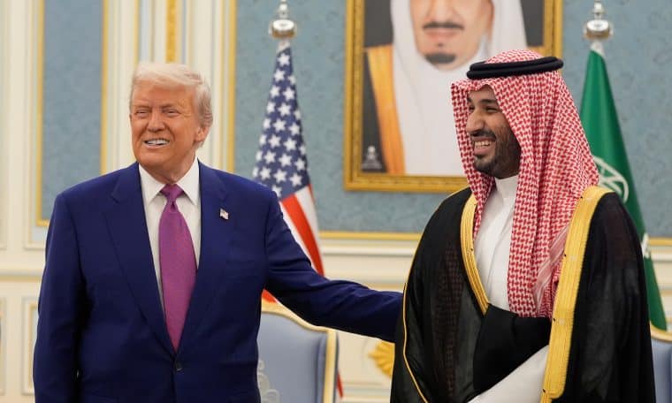 US President Donald Trump and Saudi Crown Prince Mohammed Bin Salman