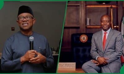 NDC Presidential Candidate, Peter Obi and APM Presidential Candidate, Seyi Makinde