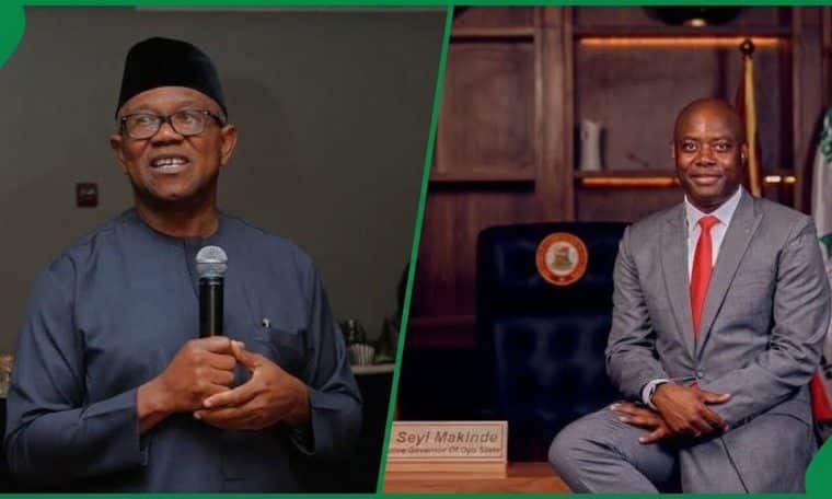 NDC Presidential Candidate, Peter Obi and APM Presidential Candidate, Seyi Makinde