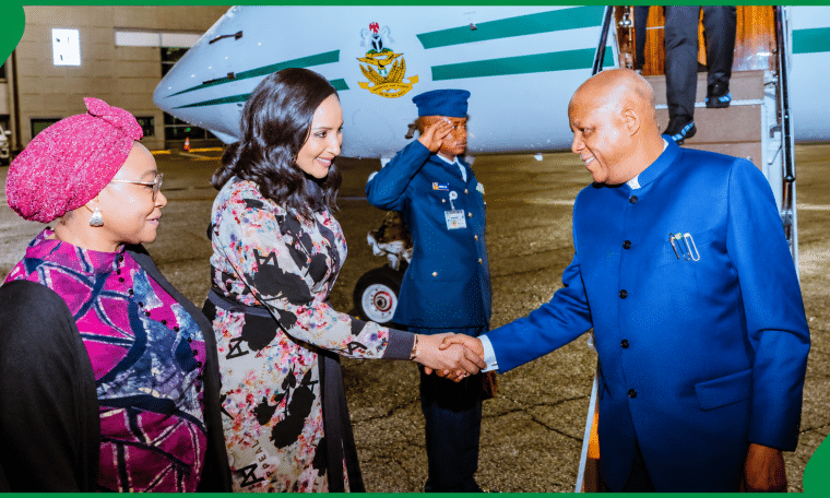 Vice President Kashim Shettima Arrives New York For UNGA 81