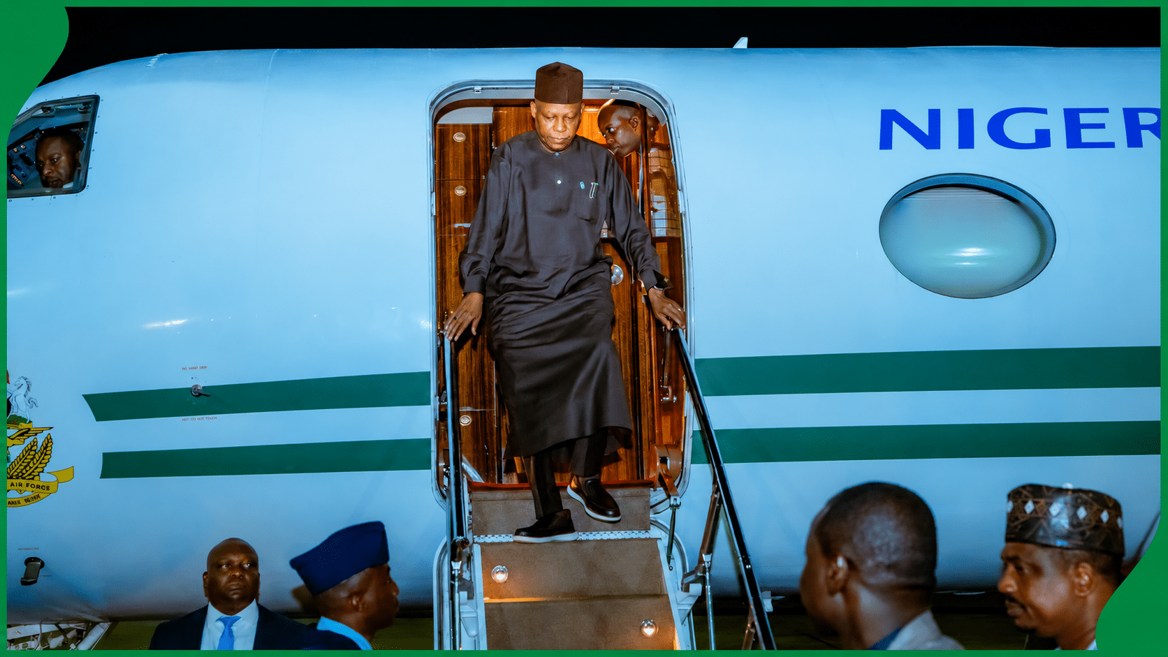 VP Shettima Returns To Nigeria After BRICS Summit In India