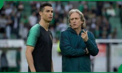 File photo of Cristiano Ronaldo and Portugal head coach Jorge Jesus.