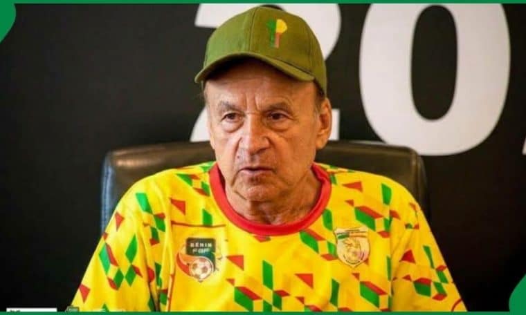 Benin Republic coach Gernot Rohr
