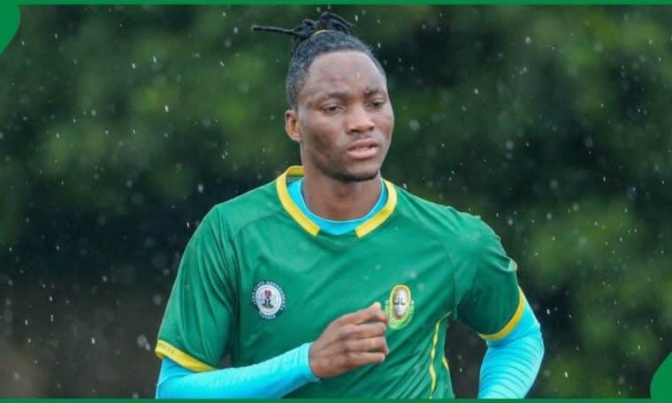 Bendel Insurance goalkeeper Joshua Baba