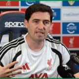 Liverpool manager Andoni Iraola