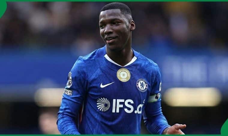 Chelsea midfielder Moises Caicedo