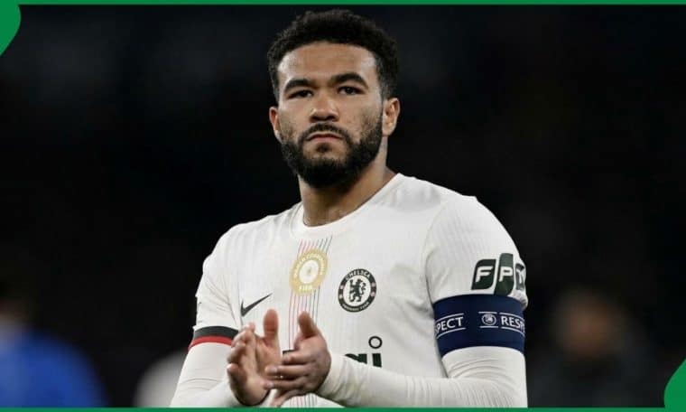 Chelsea captain Reece James