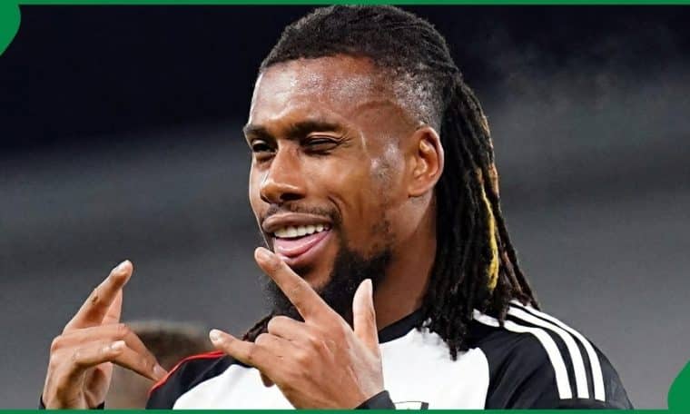File photo of Alex Iwobi in Fulham colours.