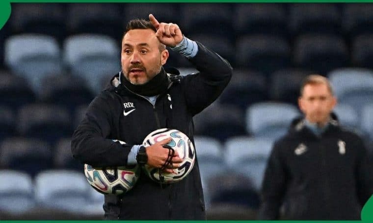 Tottenham Hotspur manager Roberto De Zerbi