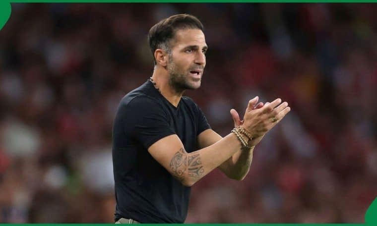 Como head coach Cesc Fàbregas