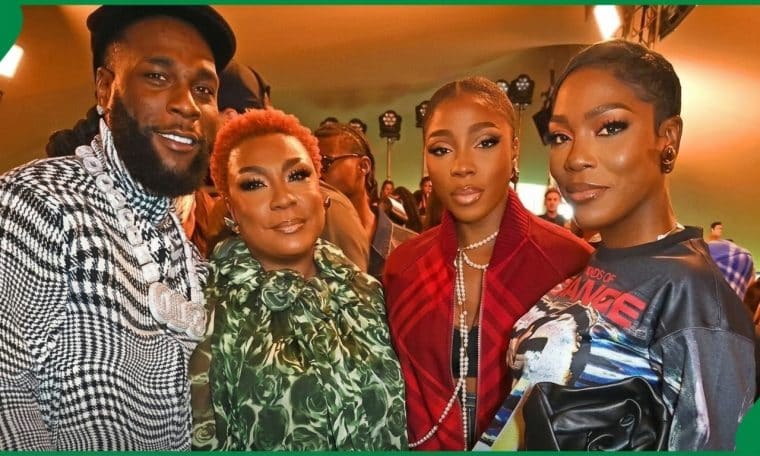 Burna Boy and family