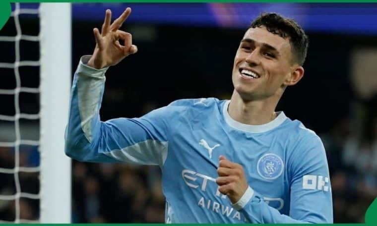 Manchester City star Phil Foden