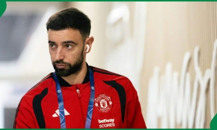 Manchester United captain Bruno Fernandes