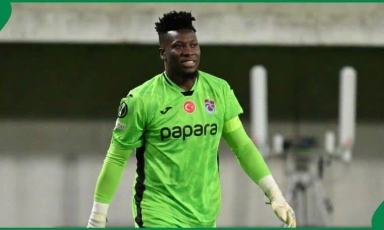 Manchester United goalkeeper André Onana
