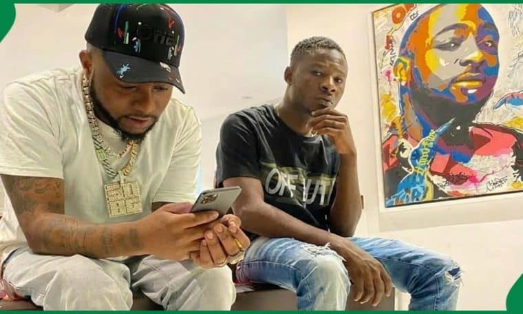 Davido and his aide, Dre